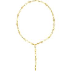 Placcato Oro Collane Loren Stewart Motley Chain Necklace in Metallic Gold