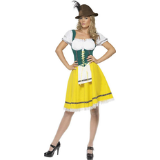 Kostymer Smiffys beer fest costume, female, yellow (size m) Grün Mittel