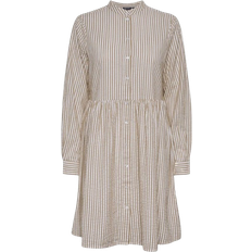 Pieces Sally Seersucker Shirt Dress - Nomad