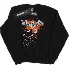 DC Comics Womens/Ladies Batman Arkham Knight Halloween Logo Art Sweatshirt