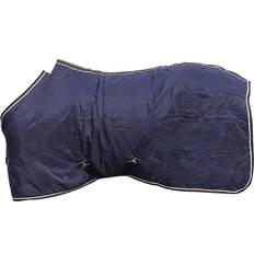 Faux Fur Horse Rugs StormX (7' Navy/Cream) StormX Original Luxury Show Standard-Neck Horse Stable Rug