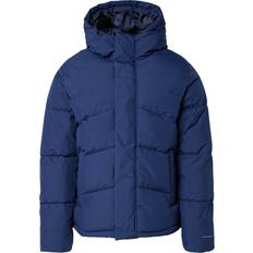 Jack & Jones World Puffer Jacket - Navy Blue