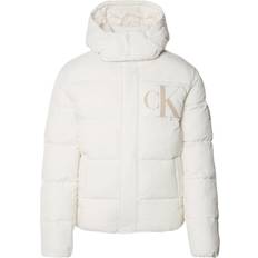 Blanco - Hombre Chaquetas Calvin Klein Jeans Chaqueta de invierno 'ESSENTIALS' - Beige