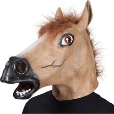 Wicked Hestemaske i Latex Brun