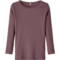 18-24M Hauts Name It Basic Long Sleeved Top - Arctic Dusk