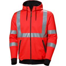 Arbejdstøj & Udstyr Helly Hansen hoodie sweatshirt 79094 addvis zip hoodie 160 red