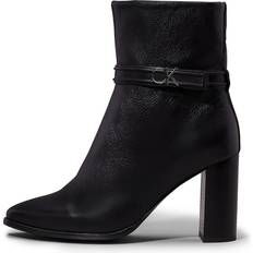 Calvin Klein Boots Calvin Klein Leather Heeled Ankle Boots