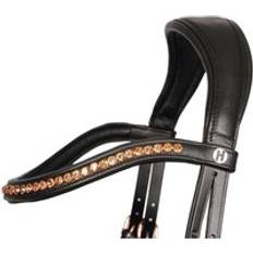 Brides et Accessoires Bridons anatomique Harry's Horse Rosegold Noir