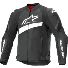 Black Motorcycle Jackets Alpinestars T-GP Plus R V4 Airflow Jacket