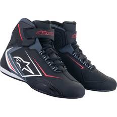 Motorradstiefel Alpinestars Sektor Waterproof Shoes Black White Grey