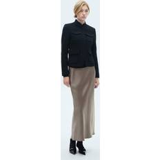 Mango Satin Skirts Mango Satin long skirt brown Woman Brown