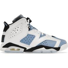 Black Basketball Shoes Jordan Air 6 Retro UNC Home - White/Blue