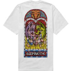 Supreme Tops Supreme Worship cotton T-shirt unisex Cotton White