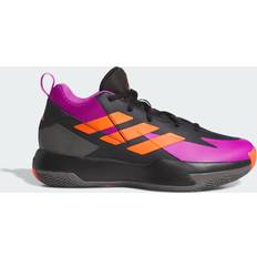 Running Shoes Kids' adidas Cross Em Select Mid Basketball Shoes Big Black/Purple/Orange