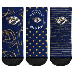 Rock Em Socks Toddler Rock Em Socks Nashville Predators #1 Fan 3-Pack Crew Socks Set