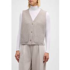 Woman - Wool Vests Eileen Fisher Button Front Wool Vest