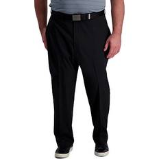 Pants Haggar Big & Tall Cool Right Performance Flex Pants Black (48 32)