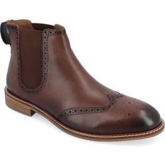 Shoes Thomas & Vine Watson Wingtip Chelsea Boot Wide Width in Brown