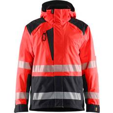 Workwear & Equipment Blåkläder 4435 High Vis Skaljakke High Vis Skaljakke High Vis Rød/Sort