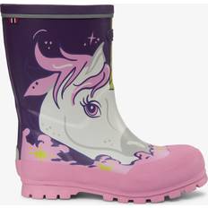 Viking Jolly Print Gummistøvler Børn - Purple/Multi