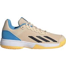 Beige Mailapeliurheilukengät Courtflash Tennis Shoes - Crystal Sand/Core Black/Blue Burst