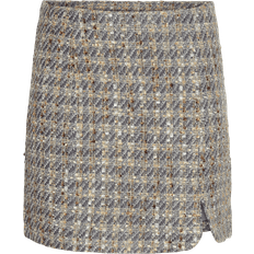 Y.A.S Siraz Mini Skirt - Silver Bullet