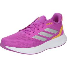 Silver Running Shoes Adidas Girls Runfalcon Shoes UK, Colour: Cerise