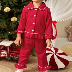 9-12M Other Sets Children's Clothing Shein pcs Baby Girls Holiday Casual Cute Outfit Set FallWinter