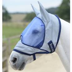 XXS Couvertures pour Chevaux Bucas Buzz-Off Delux Mask Bleu multicolore