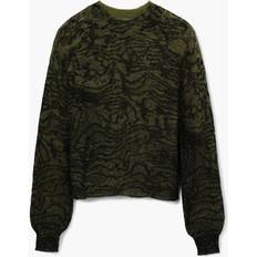 Desigual Oberteile Desigual Pullover mit Arty-Print GREEN