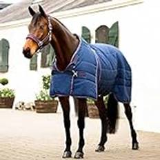 Horseware Rambo Optimo Stable Rug 200g Marine/Bourgogne bleu 125