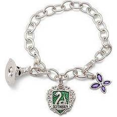 Harry Potter Charm Armband Lumos Slytherin (silver plated)