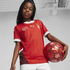 Puma Switzerland Football 2024 Youth Home Jersey, Red, 5-6Y, Clothing Regal Red 5-6Y