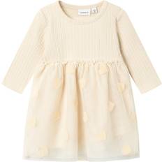 Name It Kleider Name It Langarm Kleid - Summer Sand