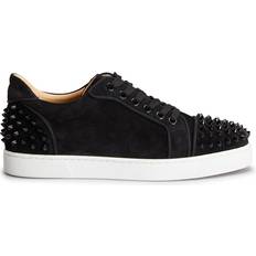 Christian Louboutin Black Trainers Christian Louboutin Vieira 2 Spiked Suede Sneakers -