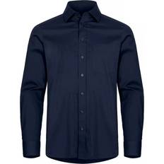 Clique Skjortor Clique Stretch Shirt, Dark navy
