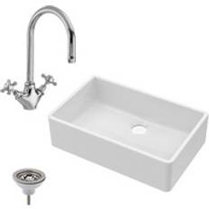 Kitchen Sinks Balterley Fireclay Single Bowl Butler Kitchen Sink 795 mm
