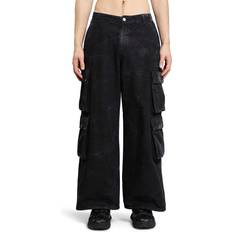 Canvas Trousers 44 Label Group MAN BLACK TROUSERS Black