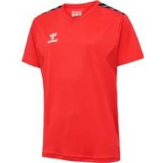 Hummel Rød Overdele Hummel Authentic Pl Jersey Spilletrøje - Brandrød/Sort/Hvid