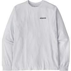 Grå - Herre T-skjorter Patagonia M's L/S P-6 Logo Responsibili-Tee