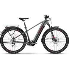 XXL El-stadscyklar Haibike Trekking 5 High 720Wh M 45 cm Grön Elcykel Herrcykel