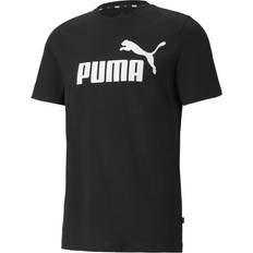 M T-shirts & Débardeurs Puma Essential Logo Tee - Noir