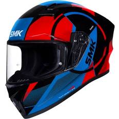 SMK Stellar Faro, full face helmet color: Blue/Red/Black