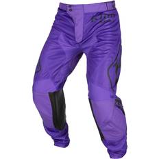 Purple Motorcycle Trousers Klim XC Lite S24, textile pants color: Purple/Black