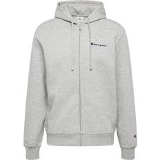 Champion Hooded Full Zip Sweatshirt - Grey Melange