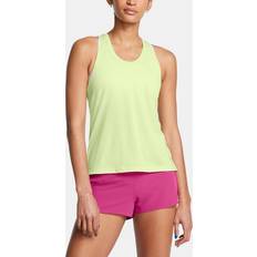 Tissu Débardeurs Under Armour Tech Mesh Racer Débardeur Tank Top - Vert