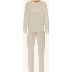 Damen Schlafanzüge Schiesser Schlafanzug CASUAL NIGHTWEAR CREME