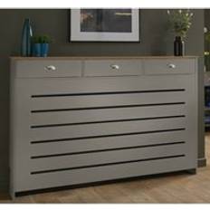Vale Designs Galiflo Grey Radiator Cover 1500 x 955 mm