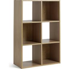 Argos Home Squares 6 Cube Oak Book Shelf 91cm