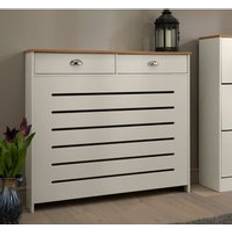 Cream Radiator Cover 1115 x 965 mm Medium